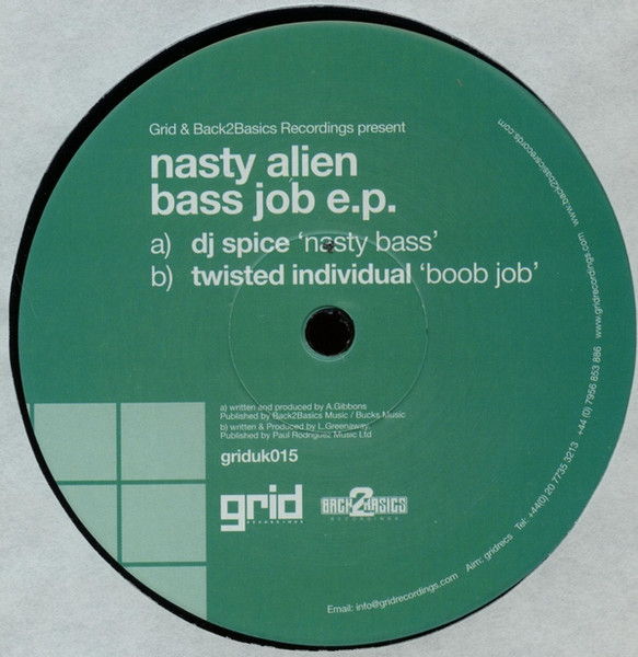Various ‎ Nasty Alien Bass Job EP